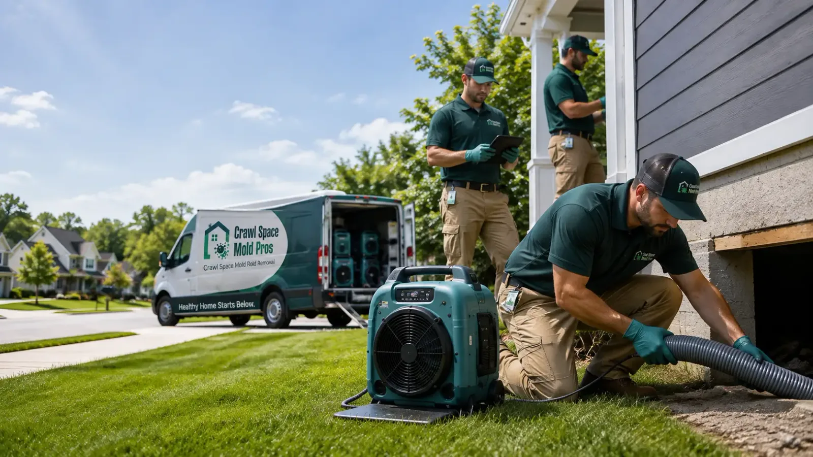 Crawl Space Mold Removal in Beldenville, WI